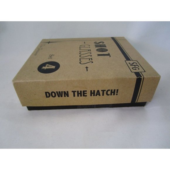 SpitfireGirl Animal Menagerie Shot Glass Set Four New Cat Fox Bear Lion - Picture 10 of 12